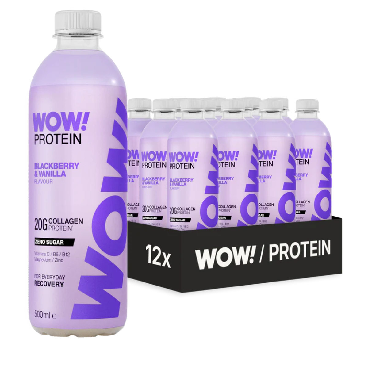 WOW Protein Water 12x500ml