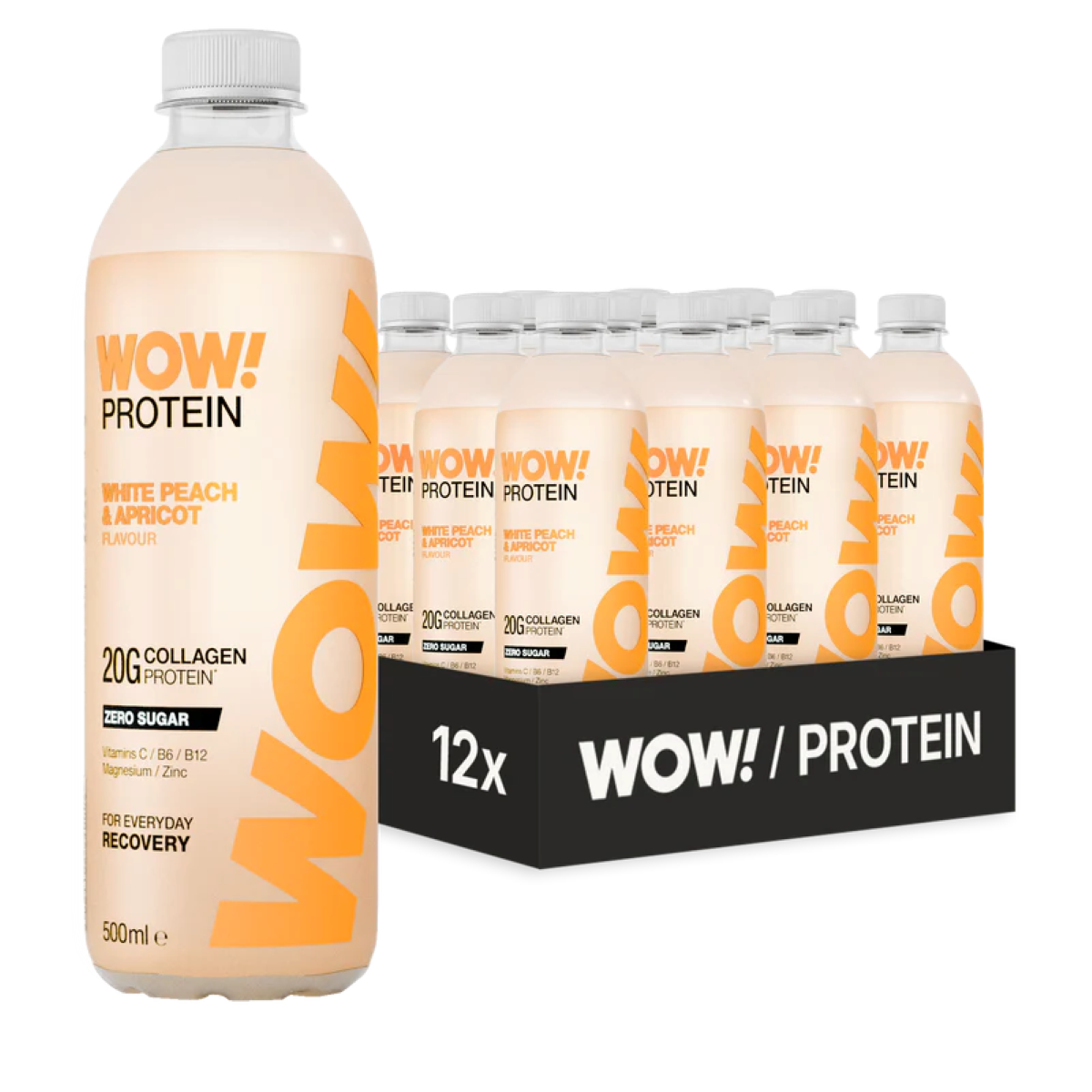 WOW Protein Water 12x500ml