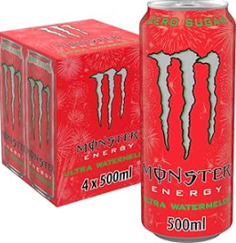 Monster Energy Ultra Zero Sugar Energy Drink 6x4x500ml (24 Pack)