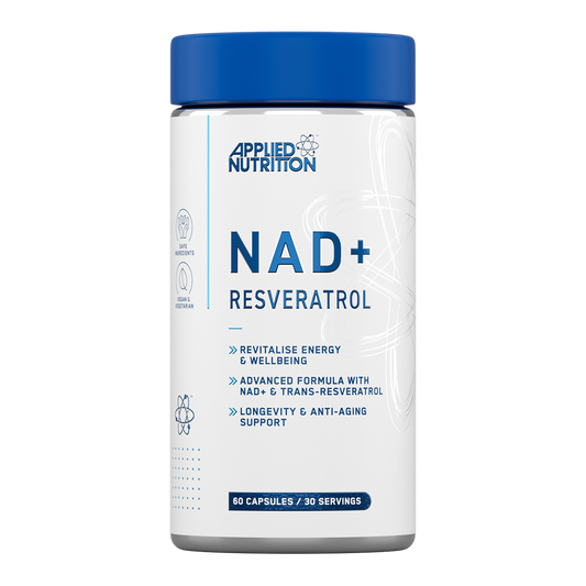 Applied Nutrition NAD+ Resveratrol 60 Caps