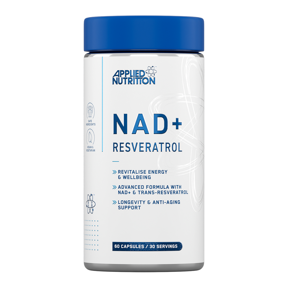 Applied Nutrition NAD+ Resveratrol 60 Caps