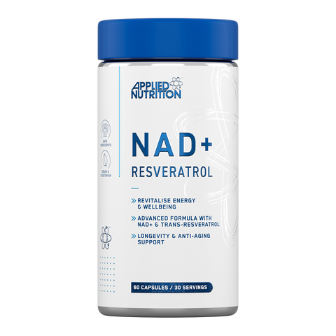 Applied Nutrition NAD+ Resveratrol 60 Caps