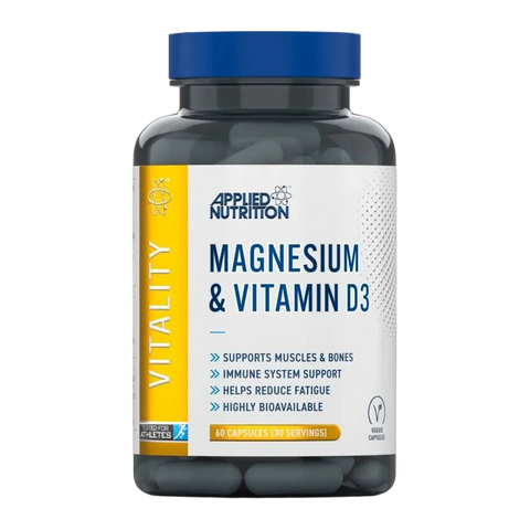 Applied Nutrition Magnesium & Vitamin D3 60 Capsules