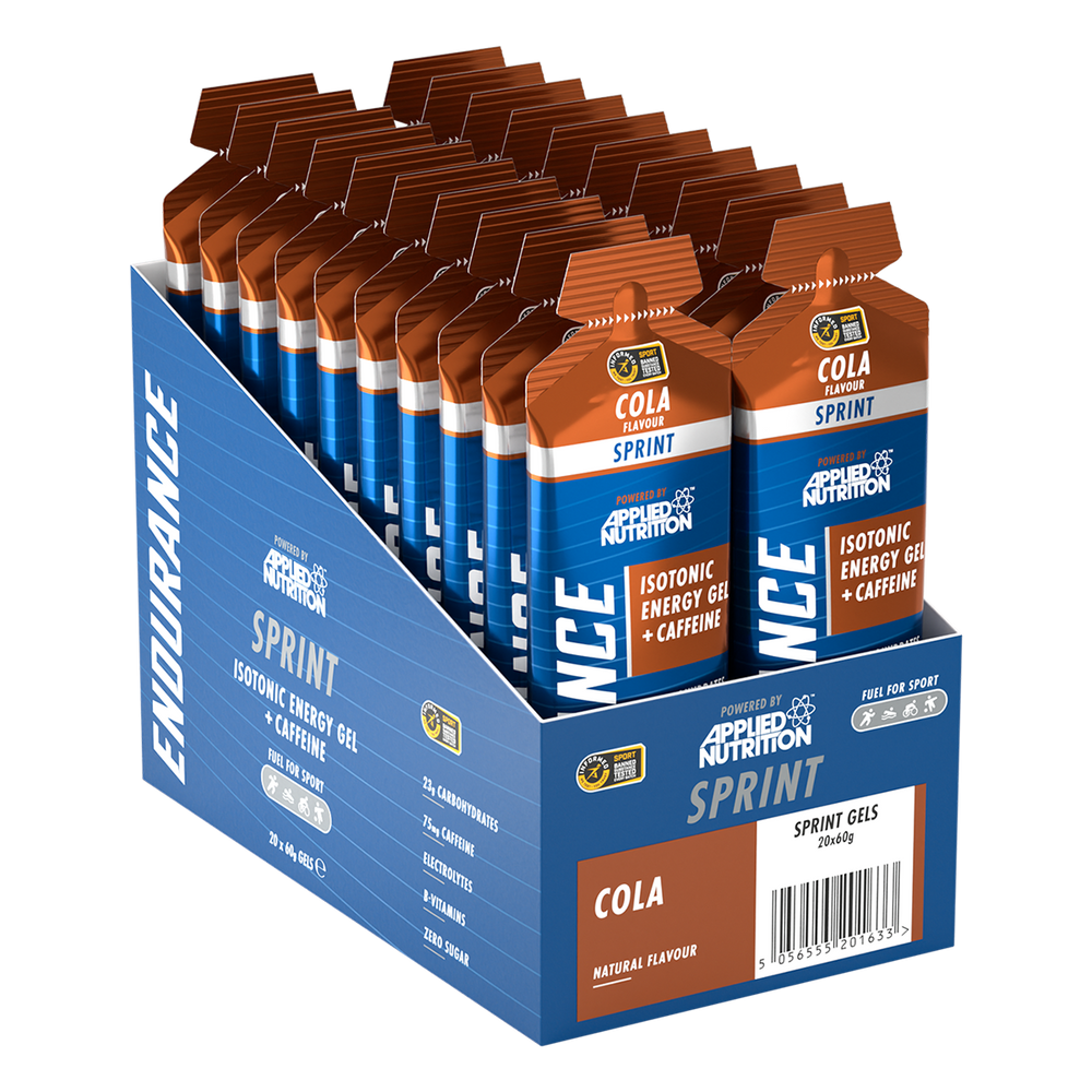 Applied Nutrition Sprint Isotonic Energy Gel + Caffeine 20x60g
