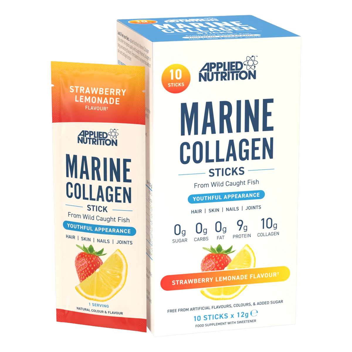 Applied Nutrition Marine Collagen STICKS 10x12g