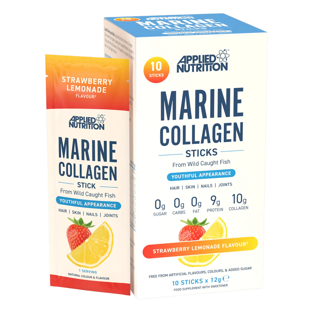 Applied Nutrition Marine Collagen STICKS 10x12g (Strawberry Raspberry)