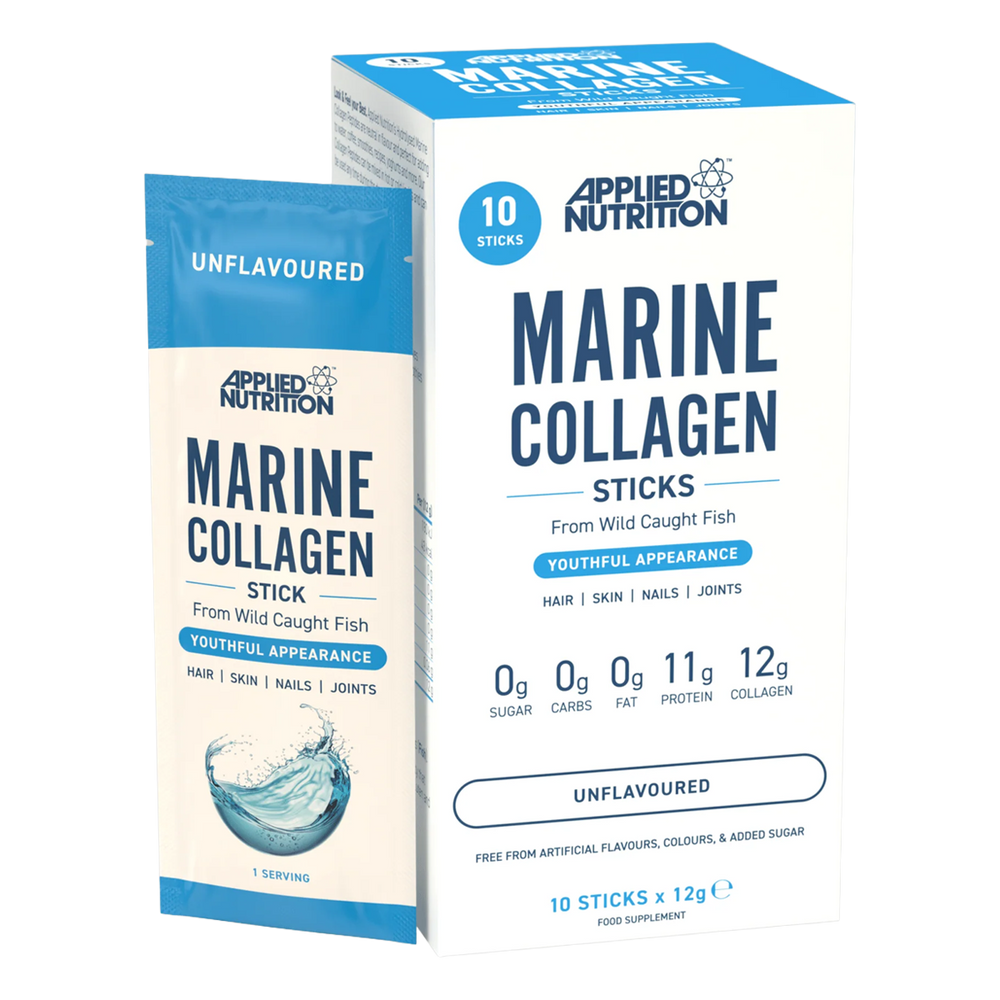 Applied Nutrition Marine Collagen STICKS 10x12g (Strawberry Raspberry)
