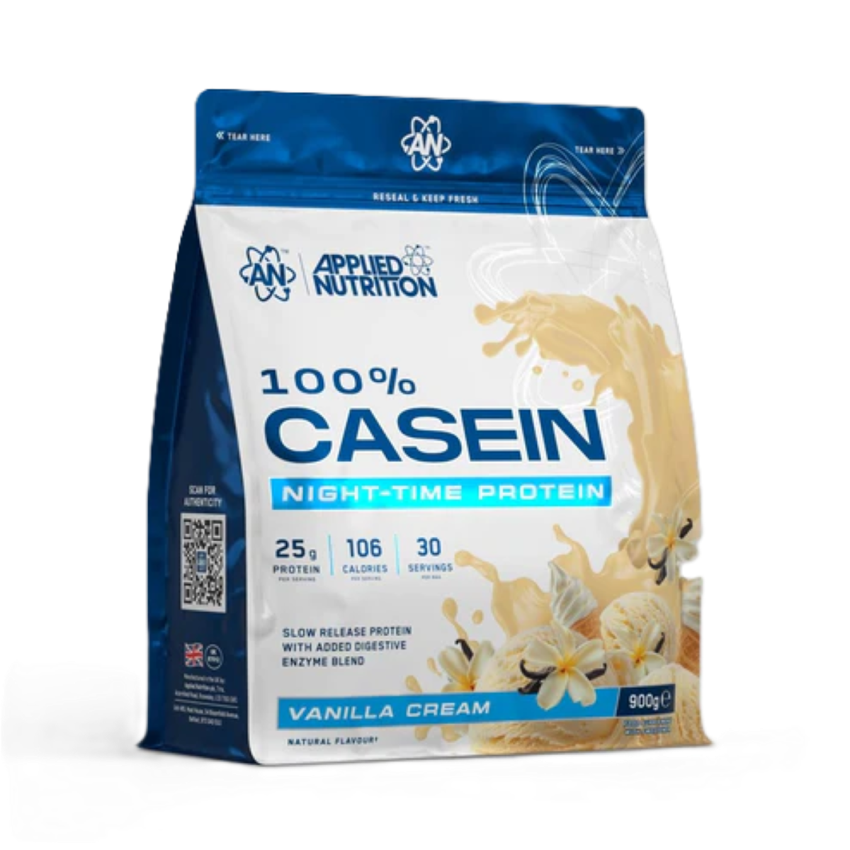 Applied Nutrition 100% Casein 900g Bag