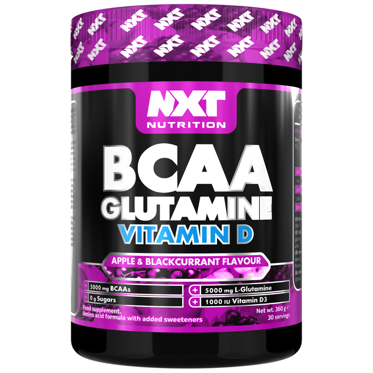 NXT Nutrition BCAA, Glutamine & Vitamin D 360g