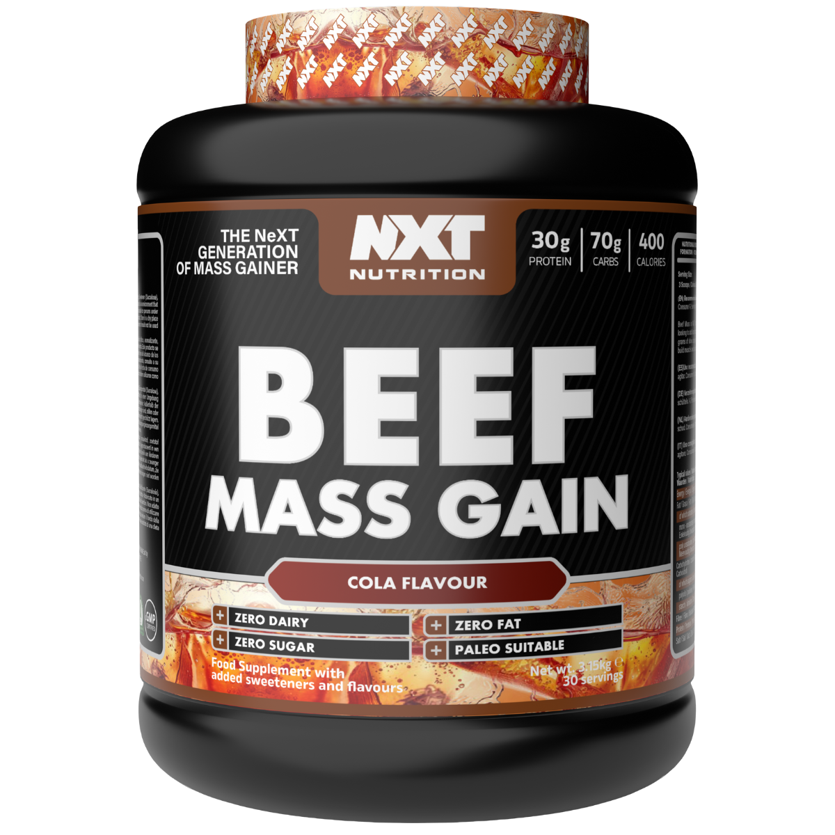 NXT Nutrition Beef Mass Gain 3.15Kg