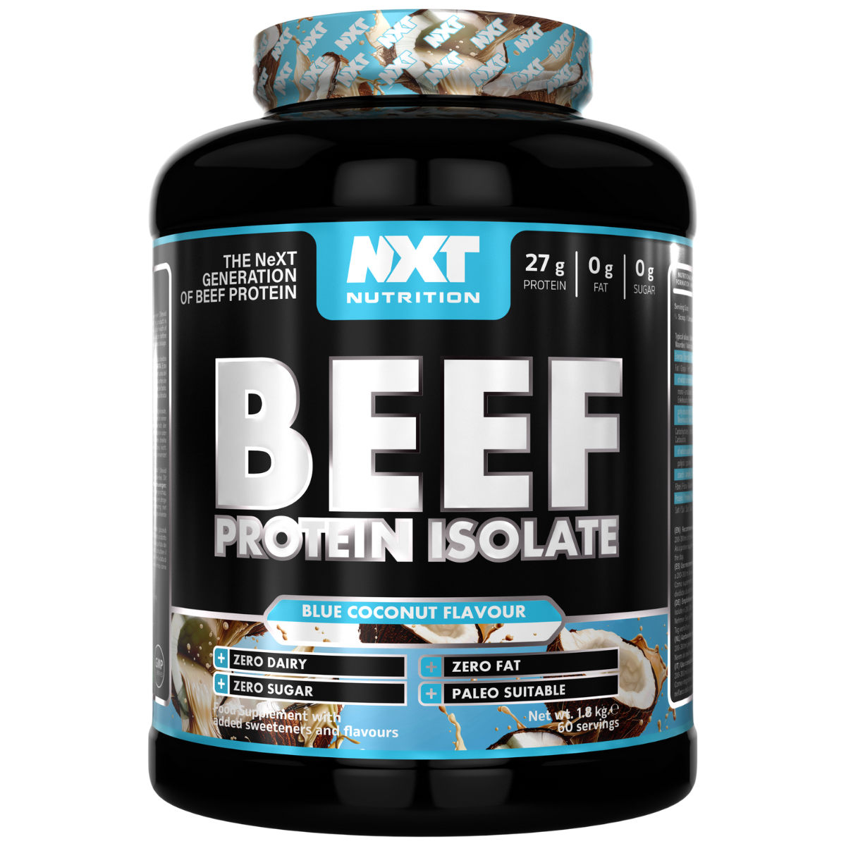 NXT Nutrition Beef Protein Isolate 1.8Kg