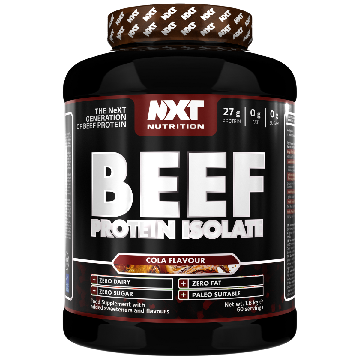 NXT Nutrition Beef Protein Isolate 1.8Kg