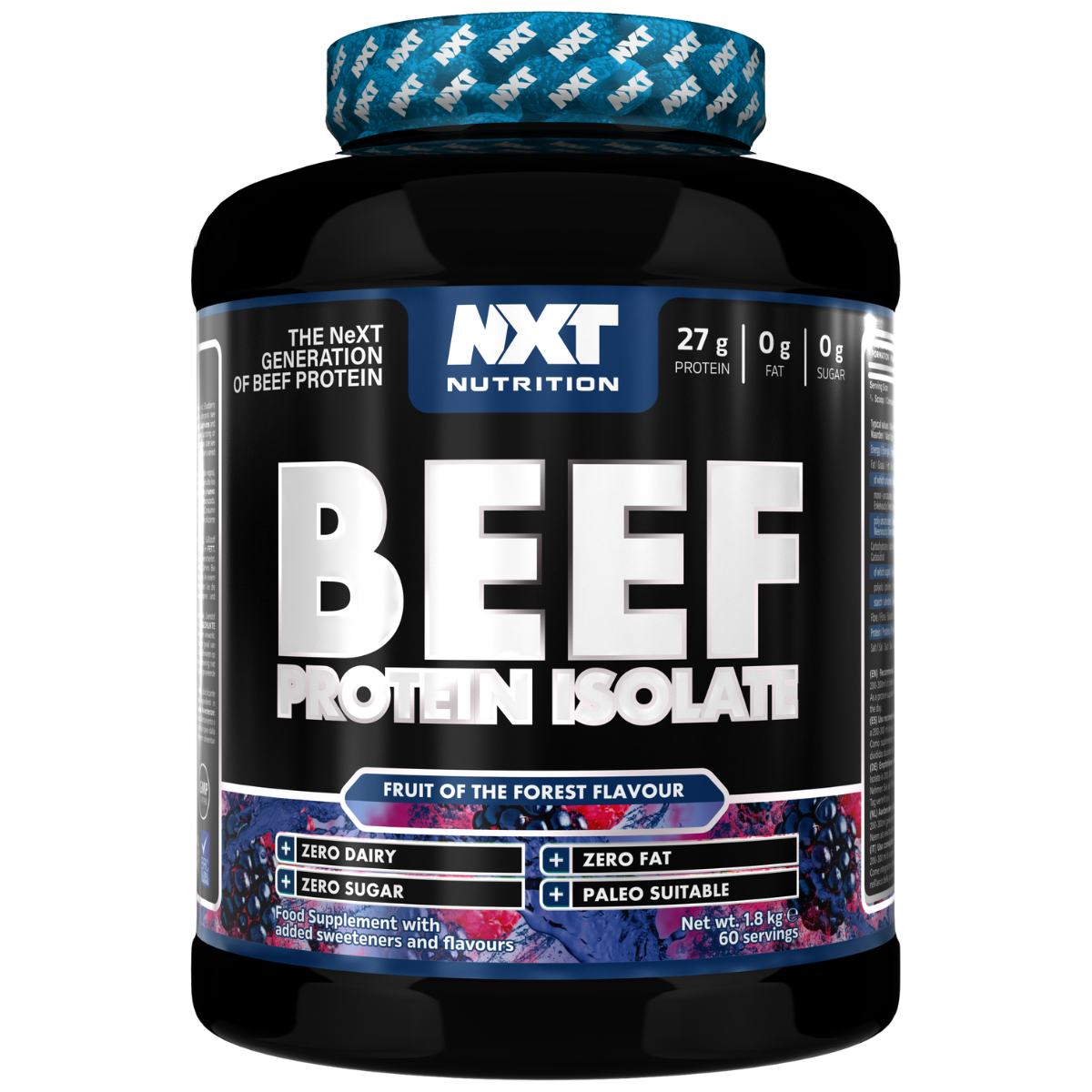 NXT Nutrition Beef Protein Isolate 1.8Kg