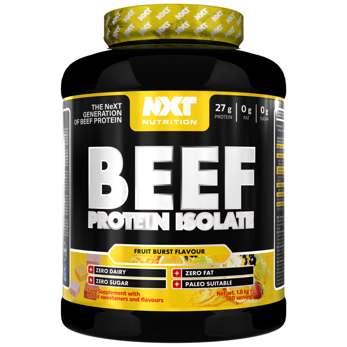 NXT Nutrition Beef Protein Isolate 1.8Kg