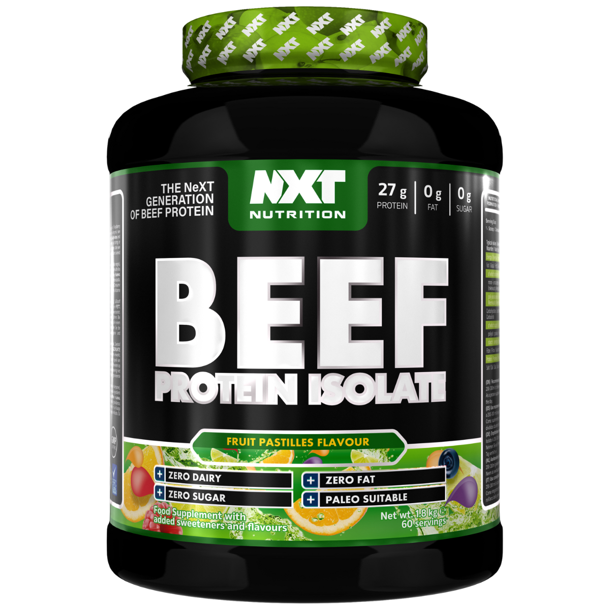 NXT Nutrition Beef Protein Isolate 1.8Kg