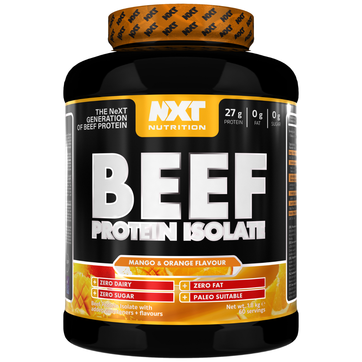 NXT Nutrition Beef Protein Isolate 1.8Kg