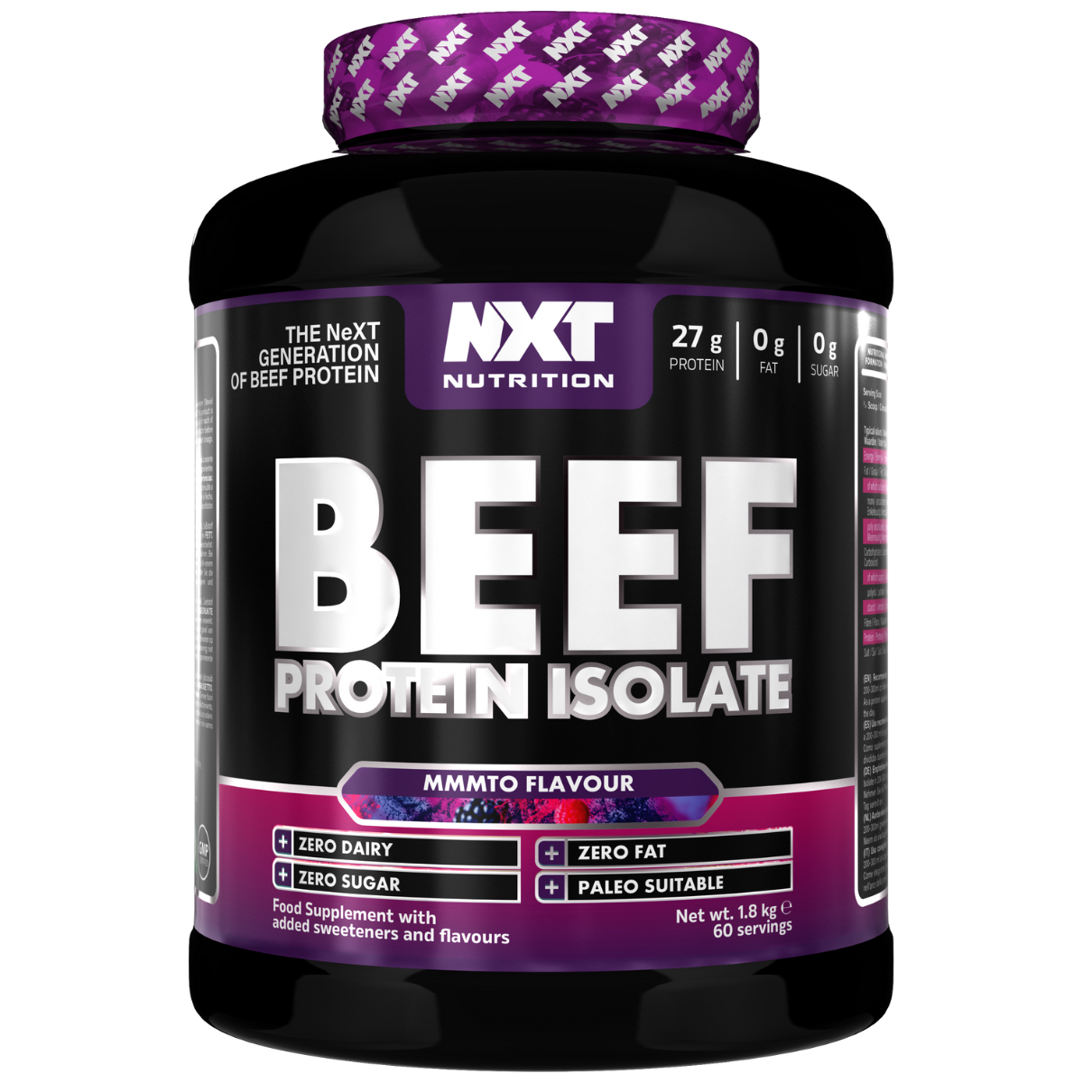 NXT Nutrition Beef Protein Isolate 1.8Kg