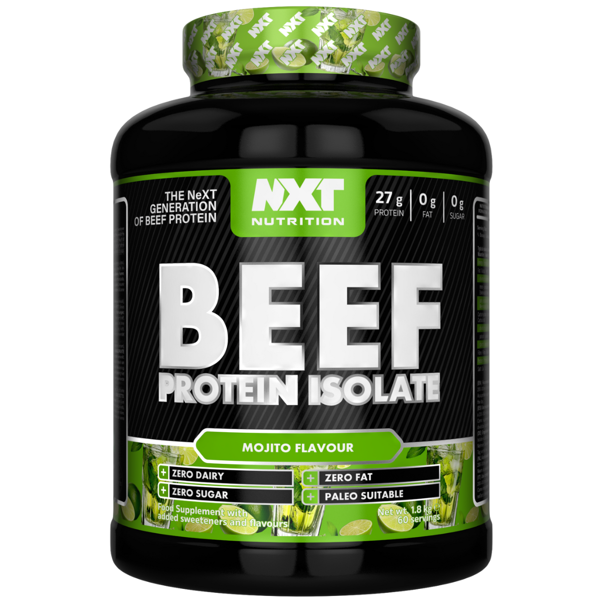 NXT Nutrition Beef Protein Isolate 1.8Kg