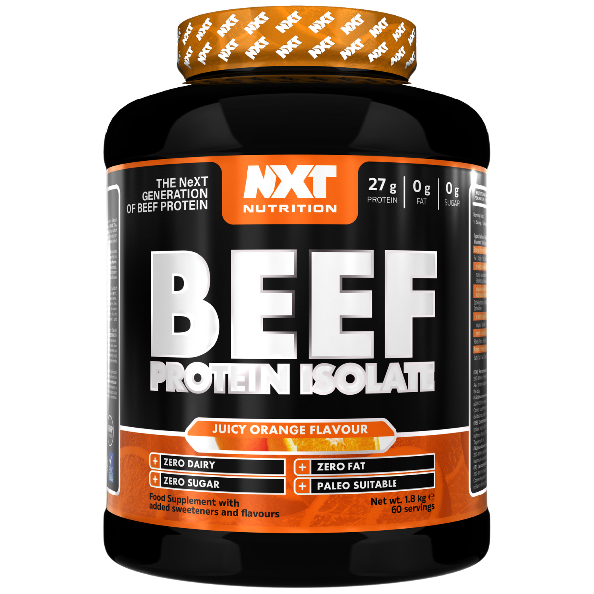 NXT Nutrition Beef Protein Isolate 1.8Kg