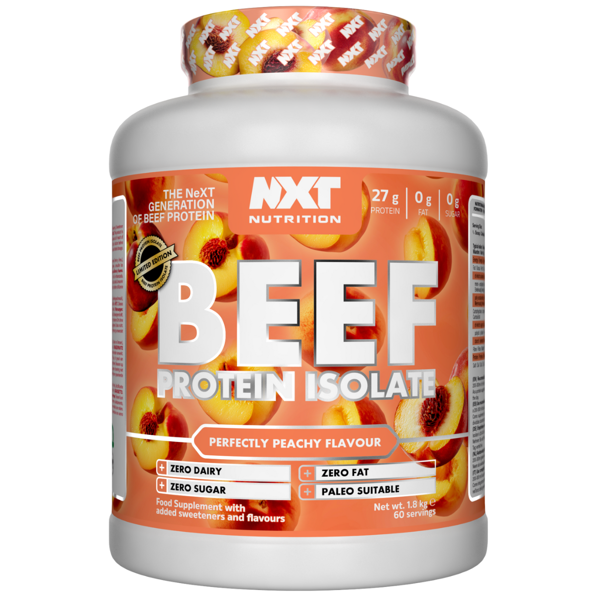 NXT Nutrition Beef Protein Isolate 1.8Kg