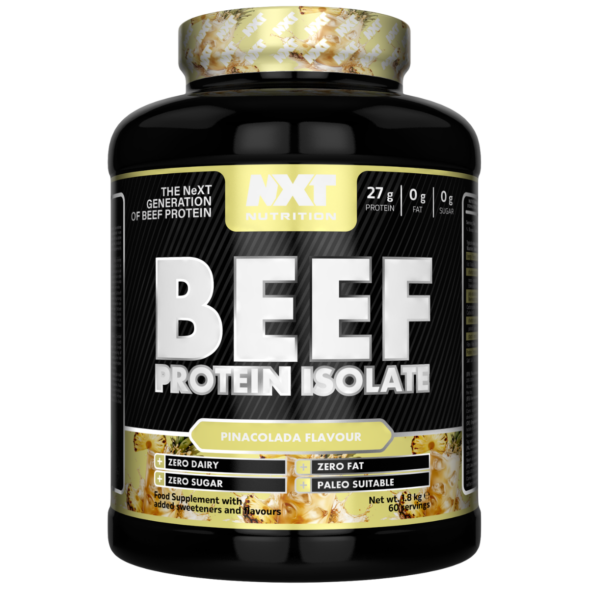 NXT Nutrition Beef Protein Isolate 1.8Kg