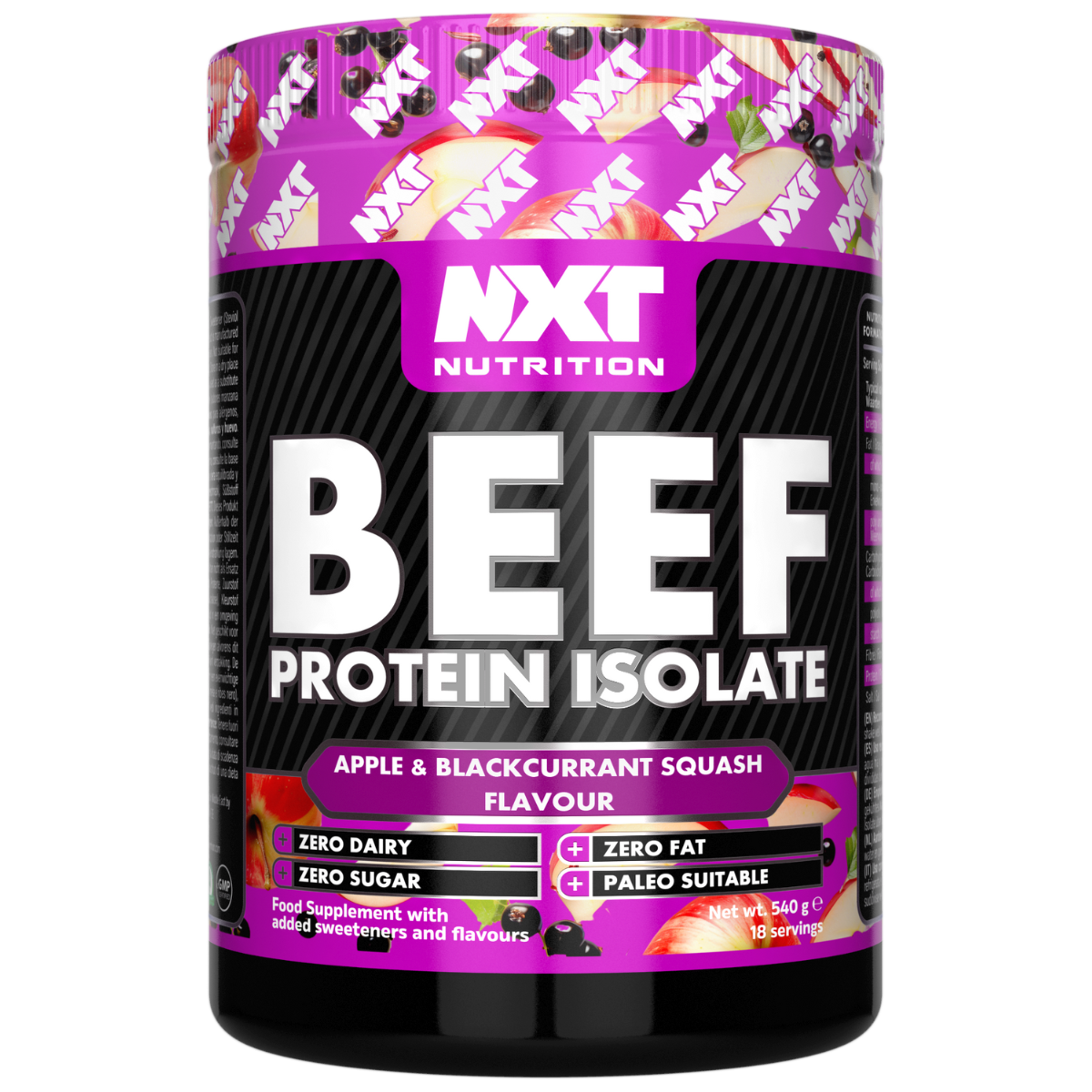 NXT Nutrition Beef Protein Isolate 540g