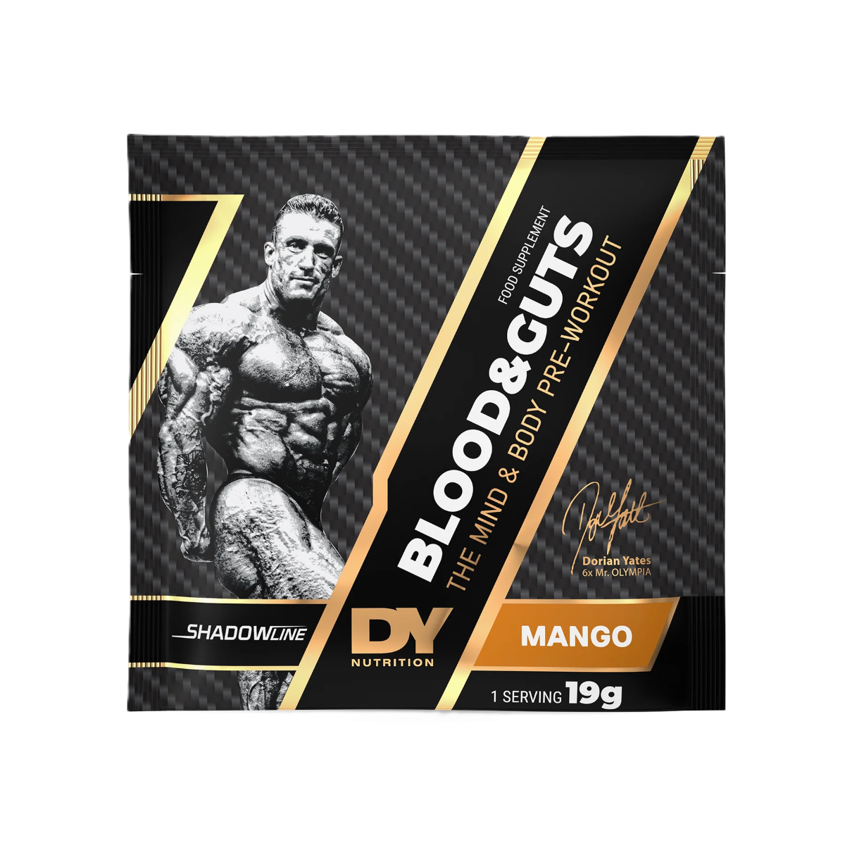 DY Nutrition Blood and Guts Pre Workout 1 Serv Sachet