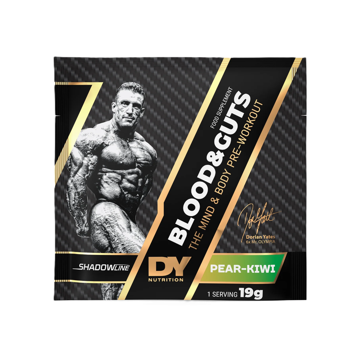 DY Nutrition Blood and Guts Pre Workout 1 Serv Sachet