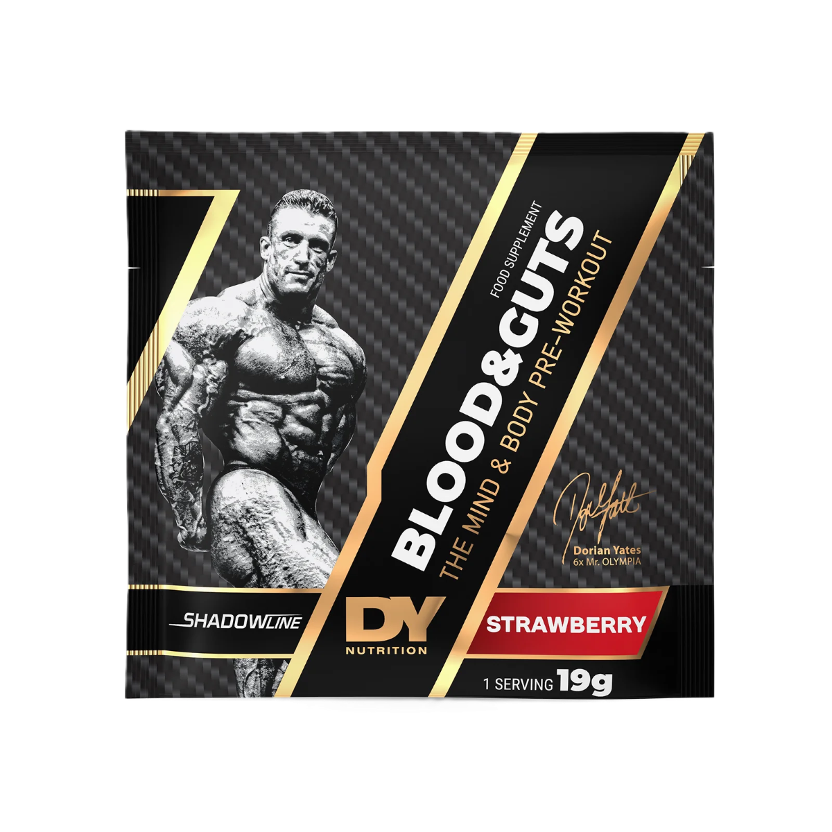 DY Nutrition Blood and Guts Pre Workout 1 Serv Sachet