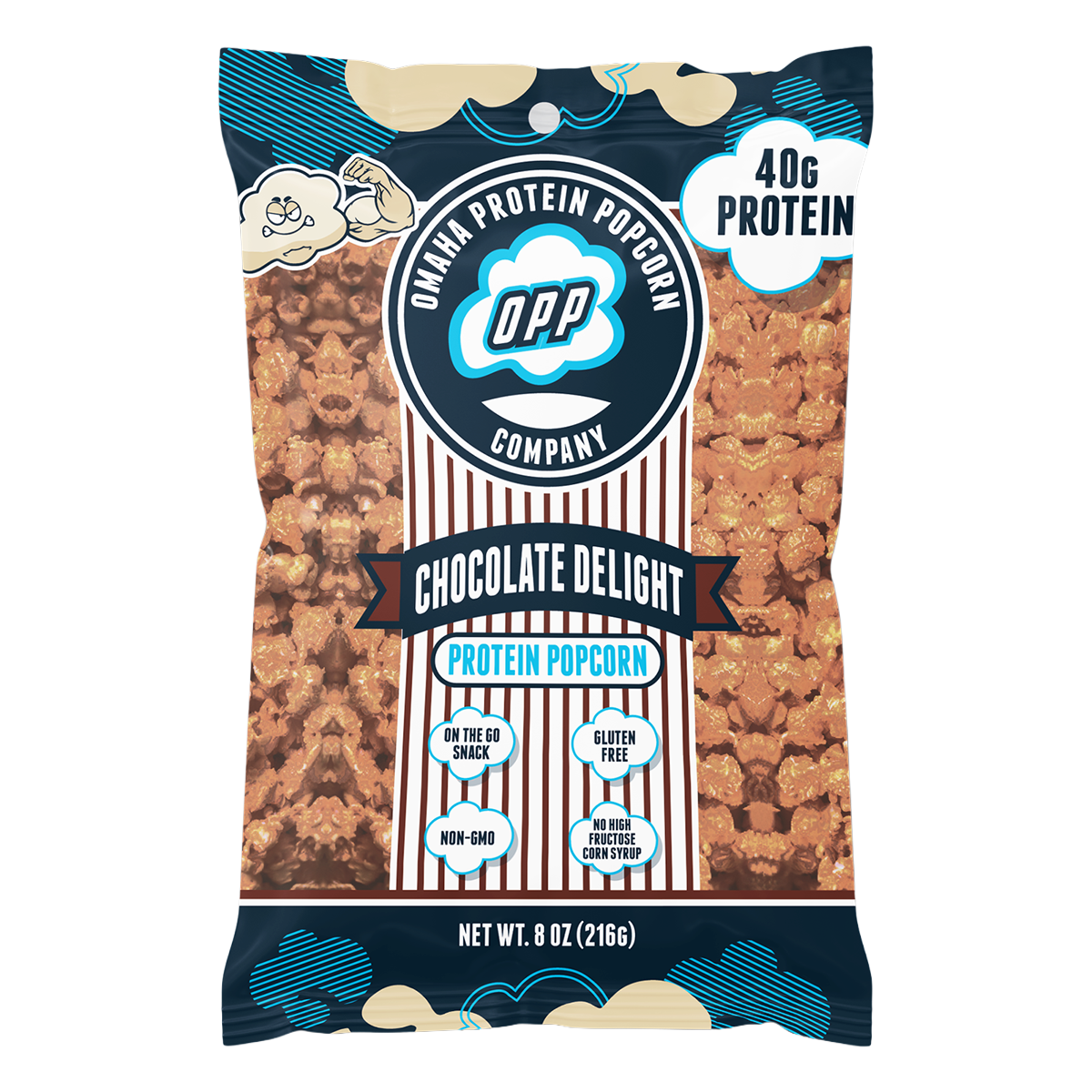 Omaha Protein Popcorn 124g Single Bag