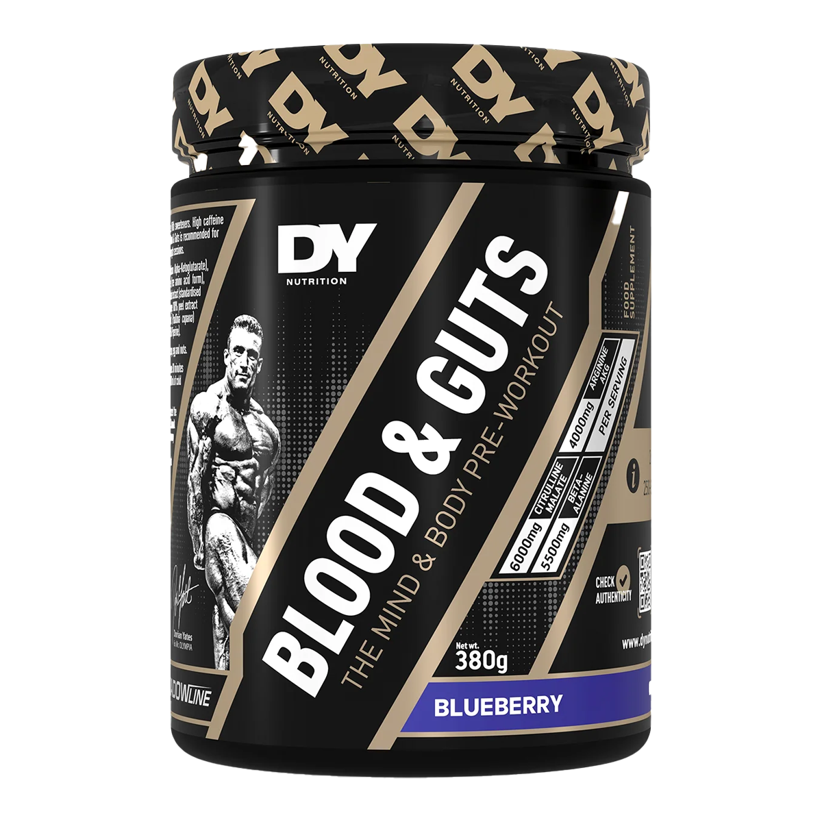 DY Nutrition Blood And Guts Pre Workout 380g