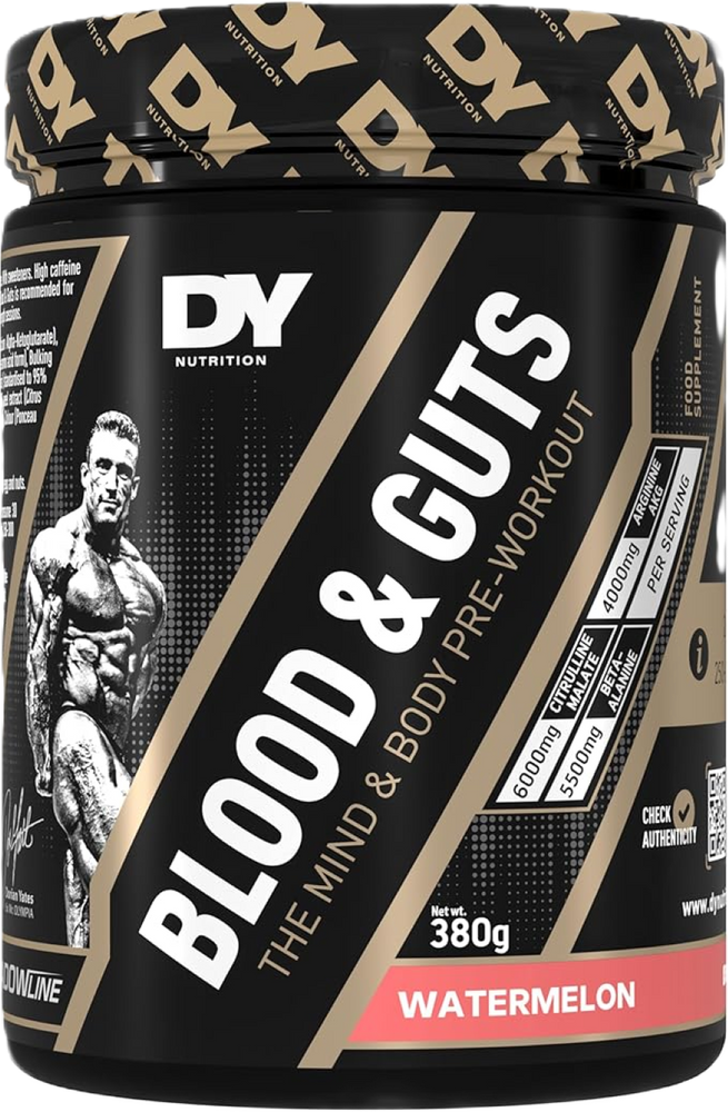 DY Nutrition Blood And Guts Pre Workout 380g