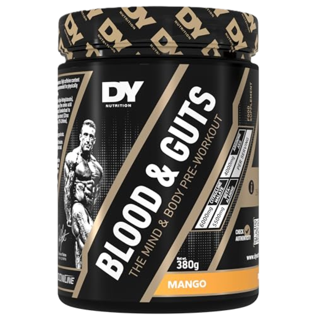 DY Nutrition Blood And Guts Pre Workout 380g