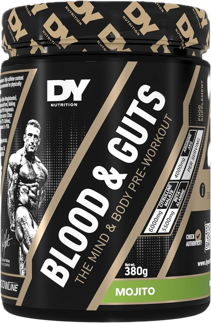 DY Nutrition Blood And Guts Pre Workout 380g