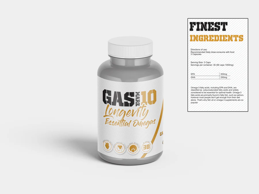 Gas Mark 10 Essential Omegas 90 Caps