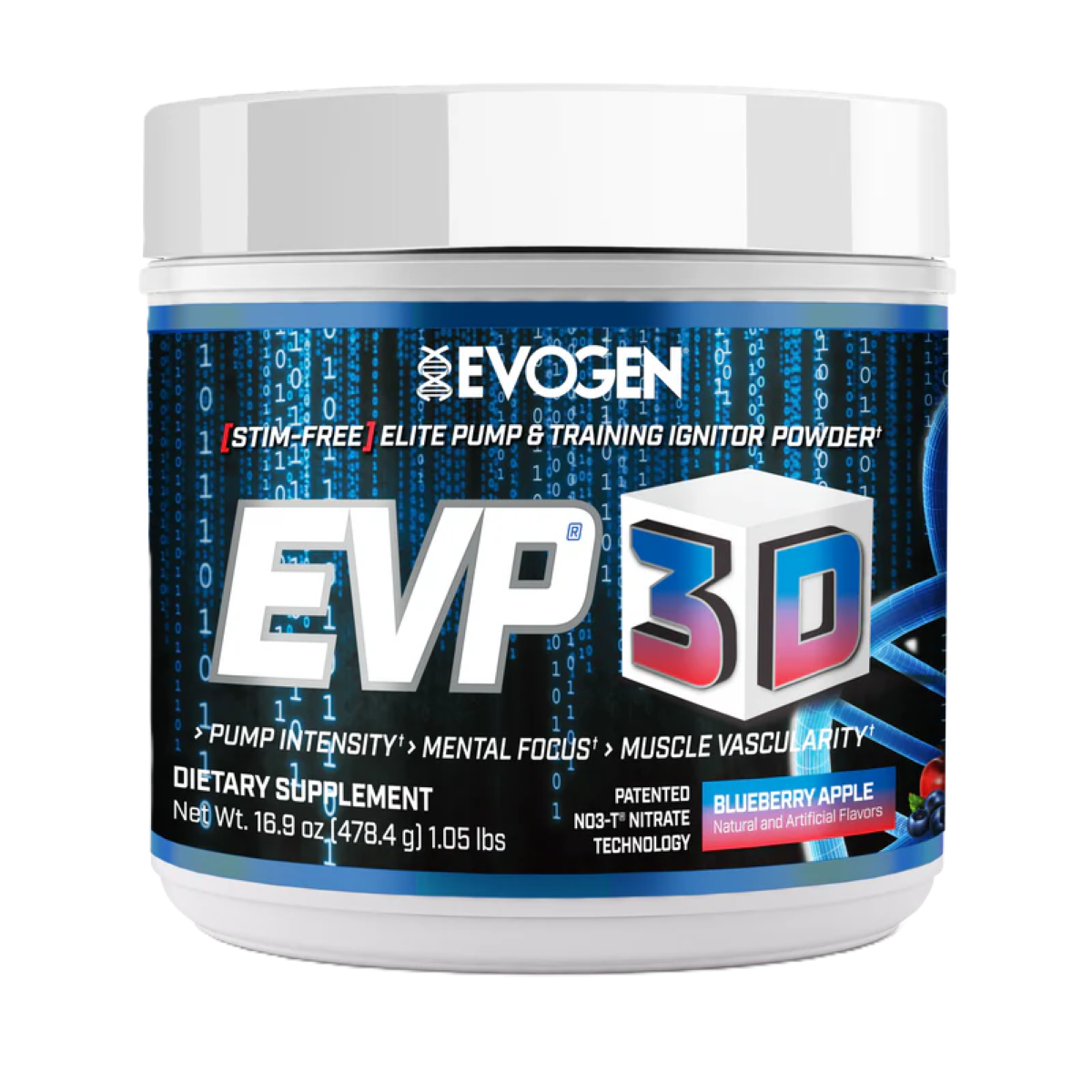 Evogen Nutrition EVP 3D non-Stim Pre-workout 500g