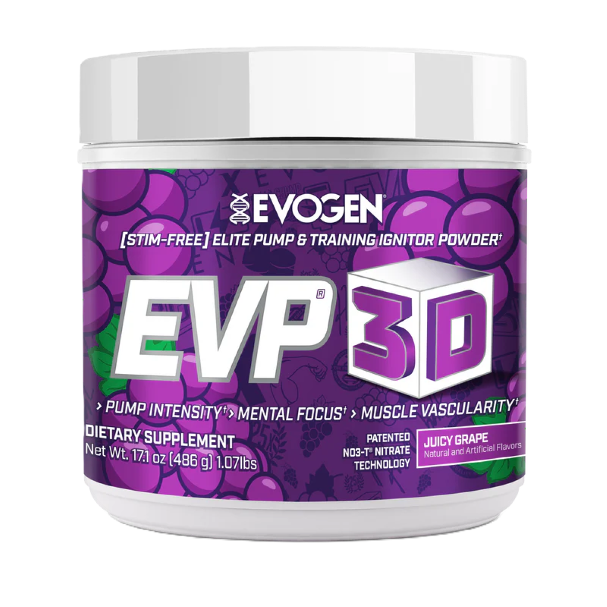 Evogen Nutrition EVP 3D non-Stim Pre-workout 500g