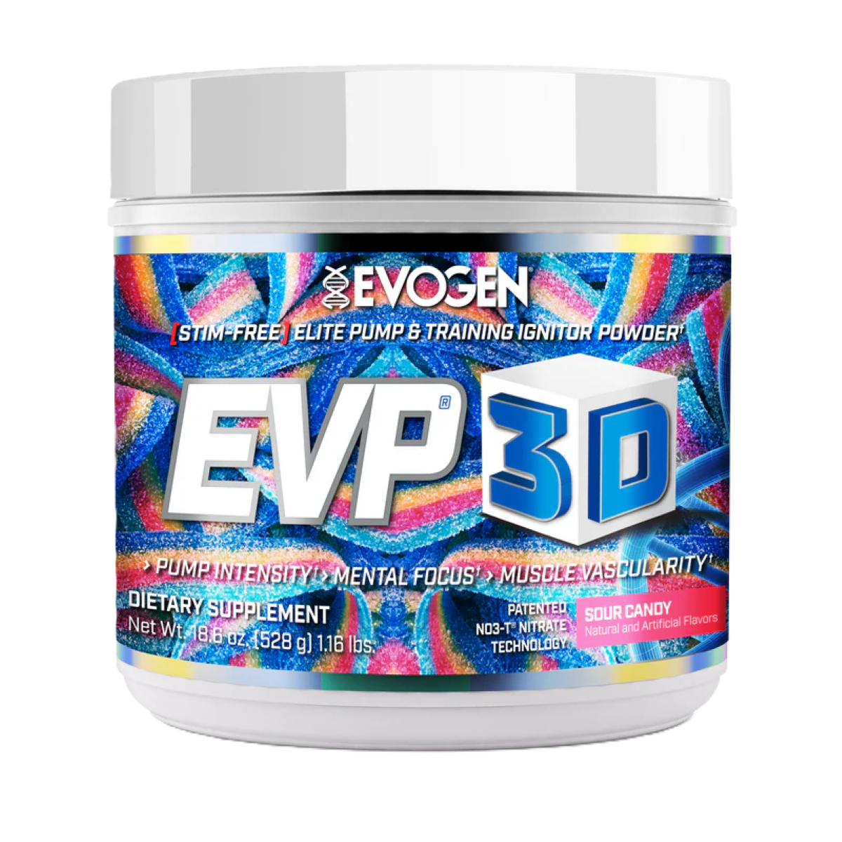 Evogen Nutrition EVP 3D non-Stim Pre-workout 500g