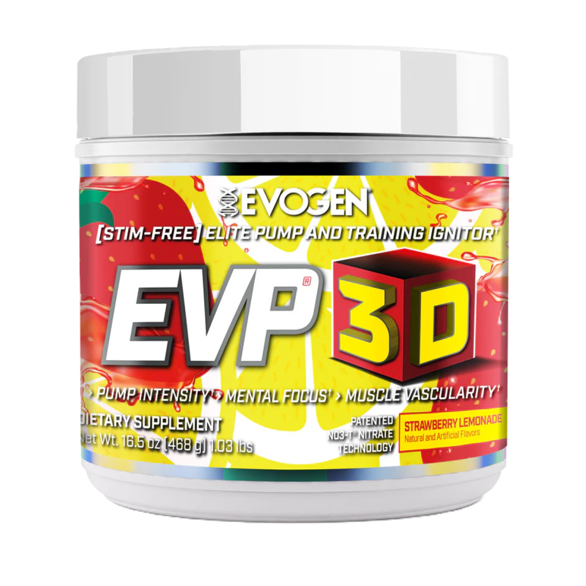 Evogen Nutrition EVP 3D non-Stim Pre-workout 500g