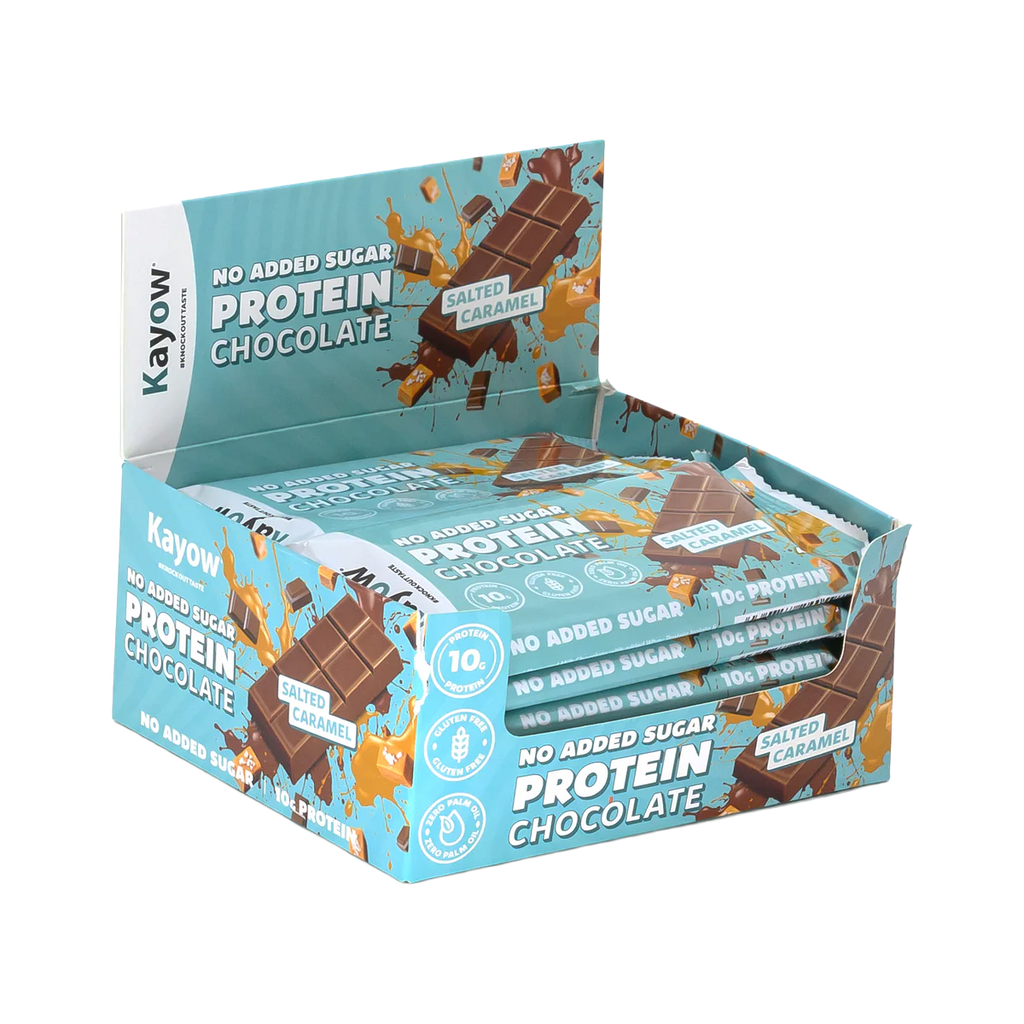Kayow No Added Sugar Protein Chocolate Bars 12x40g