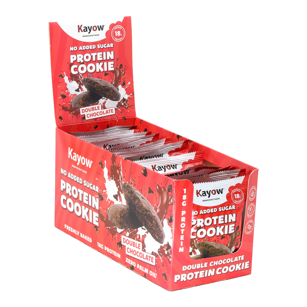 Kayow No Added Sugar Protein Cookies 12x60g