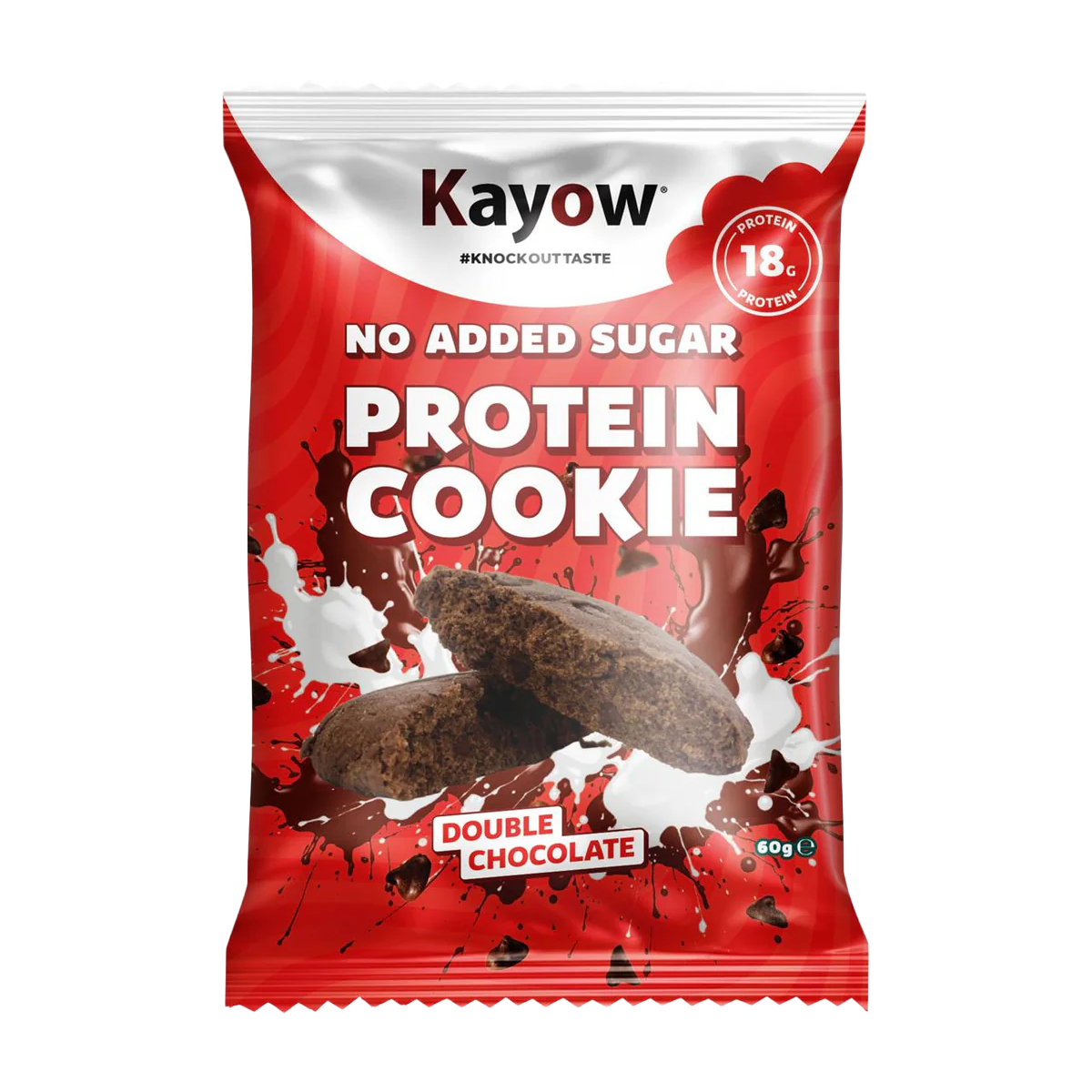 Kayow No Added Sugar Protein Cookies 12x60g