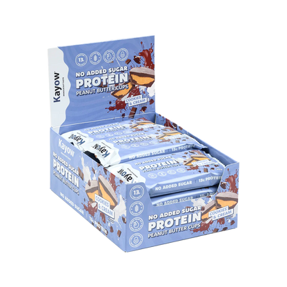 Kayow No Added Sugar Protein Peanut Butter Cups 12x44g