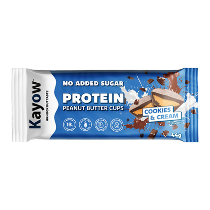 Kayow No Added Sugar Protein Peanut Butter Cups 12x44g