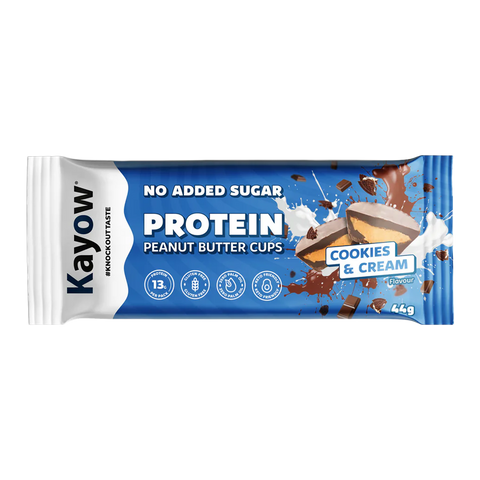 Kayow No Added Sugar Protein Peanut Butter Cups 12x44g