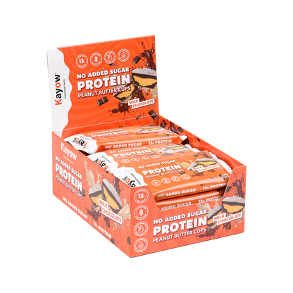 Kayow No Added Sugar Protein Peanut Butter Cups 12x44g