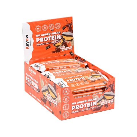 Kayow No Added Sugar Protein Peanut Butter Cups 12x44g