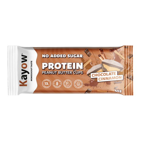Kayow No Added Sugar Protein Peanut Butter Cups 12x44g