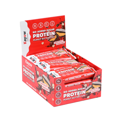Kayow No Added Sugar Protein Peanut Butter Cups 12x44g