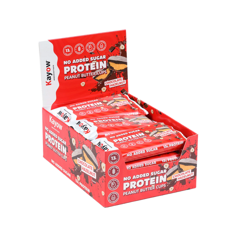 Kayow No Added Sugar Protein Peanut Butter Cups 12x44g